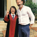 Domare Tham Pan och Jens Lapidus. Ung Hoa, Vietnam. Foto Johan Palmgren