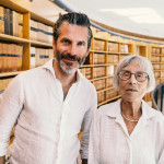 Jens Lapidus och f.d. justitieråd Galia Dorner. Jerusalem, Israel. Foto Johan Palmgren